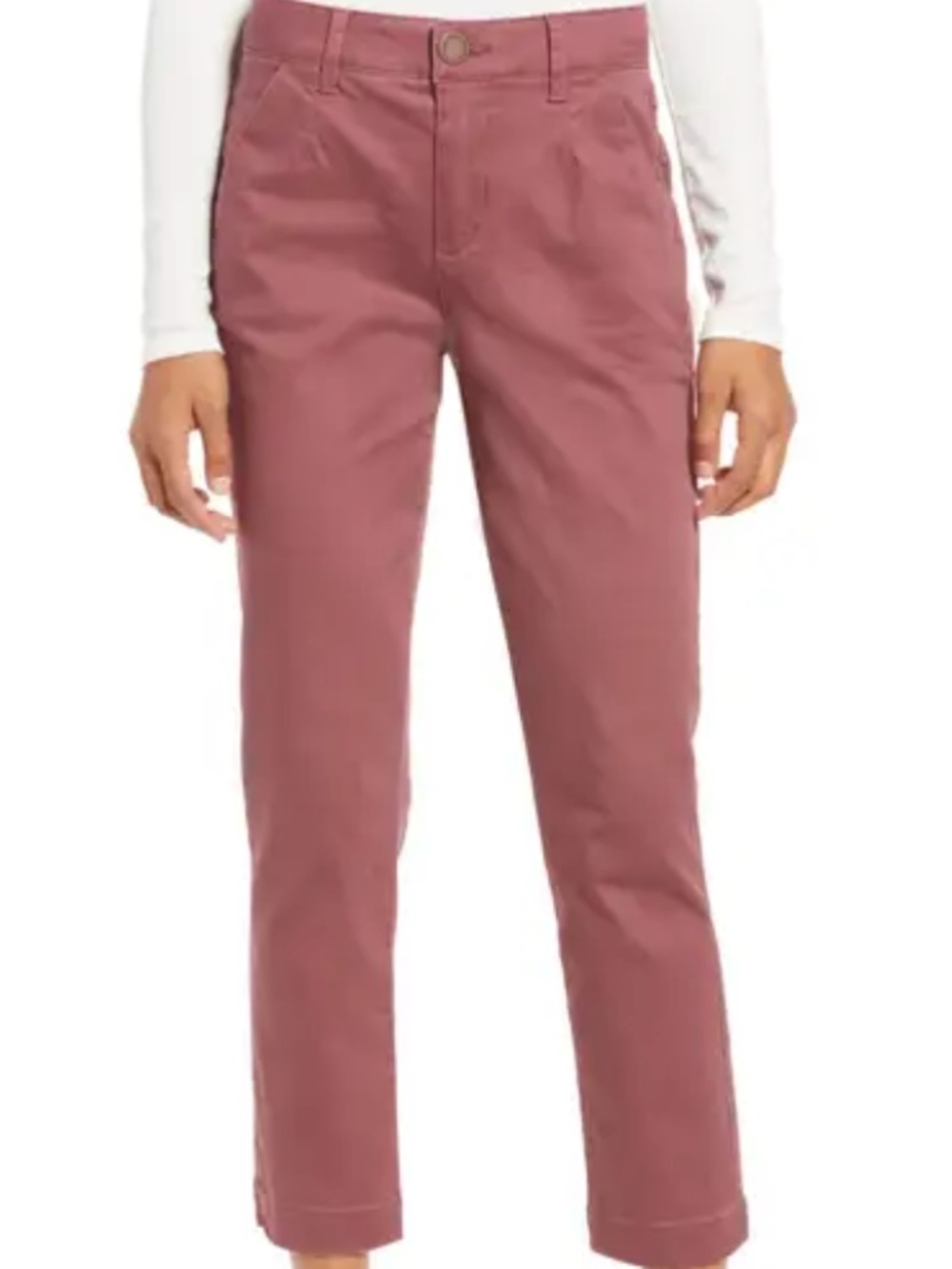 Wit & Wisdom Stretch Cotton Pants Size 4, RUMR-RUM RAISIN